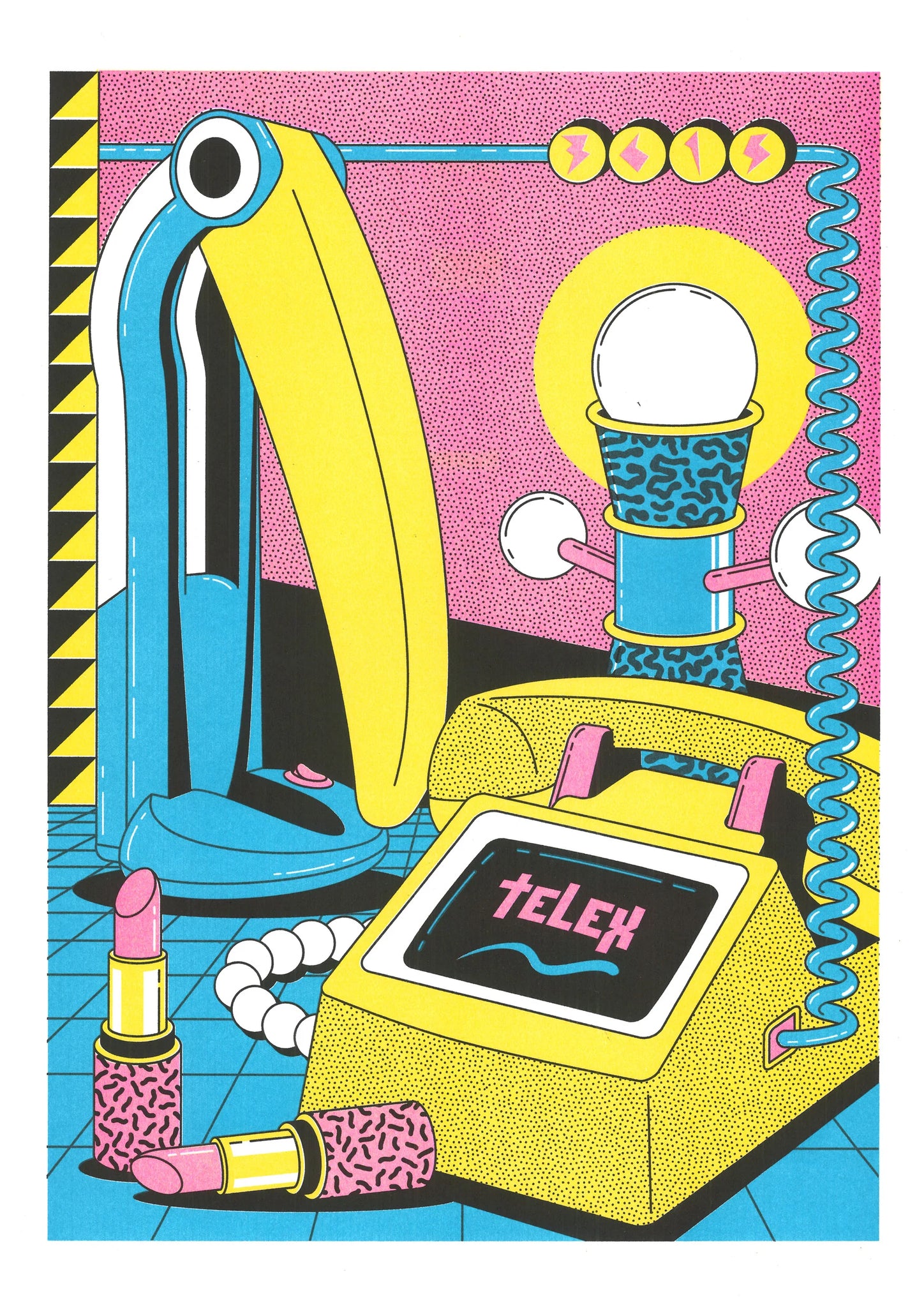 Affiche 3615 Telex - Freak City