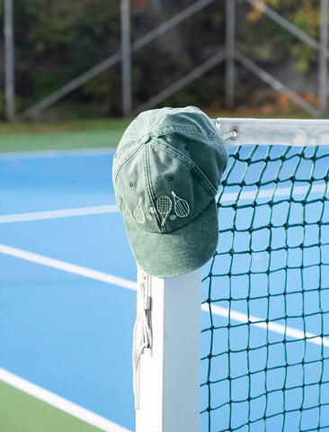 Casquette Brodée Tennis Vert