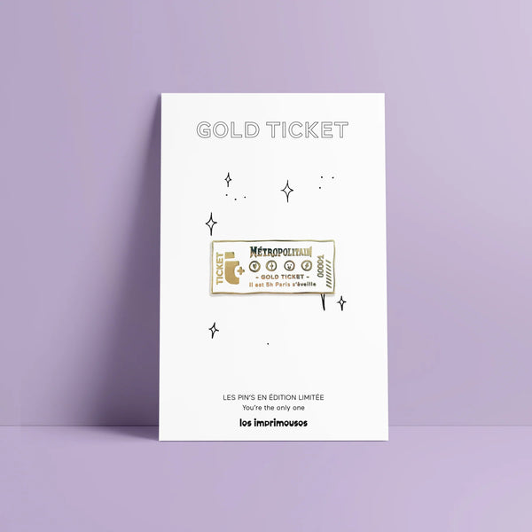 Pin's Ticket de Métro
