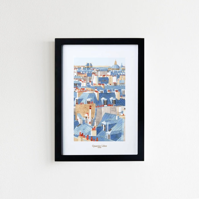 Affiche Toits de Paris