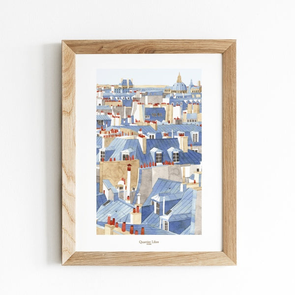 Affiche Toits de Paris