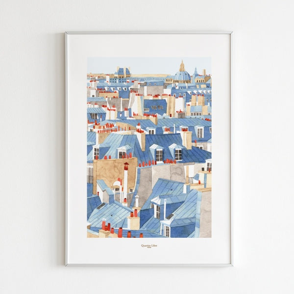Affiche Toits de Paris