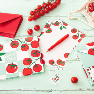 Coffret Papier à Lettres Tomates
