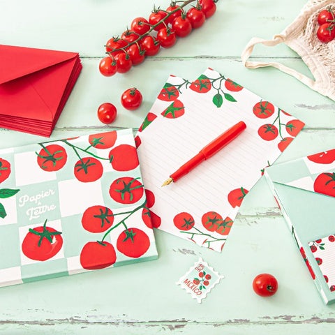 Coffret Papier à Lettres Tomates