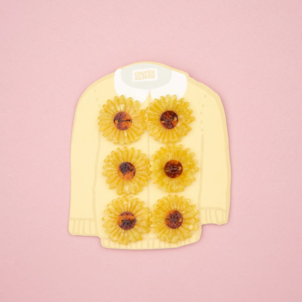 Kit de Boutons Tournesols