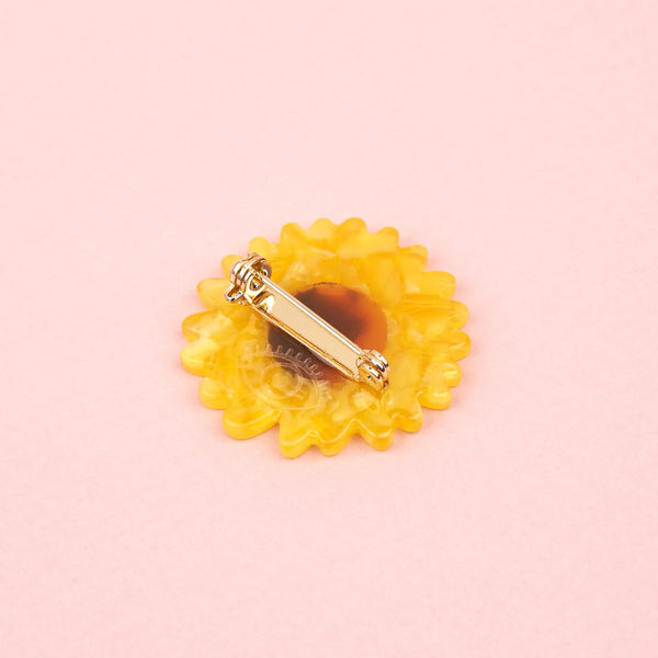 Broche Tournesol