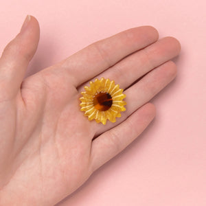 Broche Tournesol
