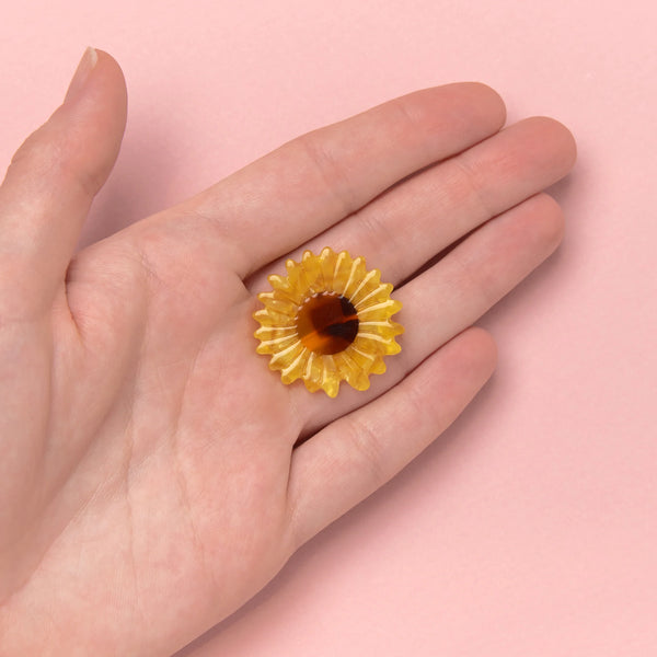 Broche Tournesol