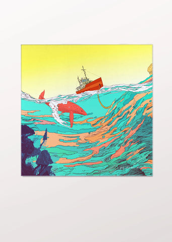 Pochette de Soie - Under the Sea I