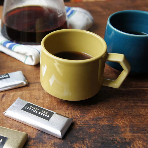 Mug Japonais Uni Moutarde