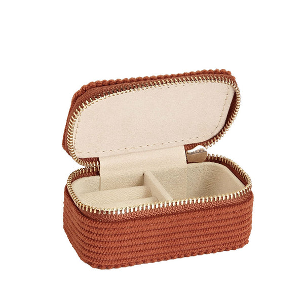 Mini Boîte à Bijoux - Velours Côtelé
