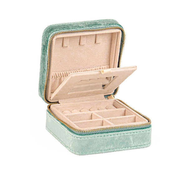 Boîte à Bijoux avec Miroir - Velours