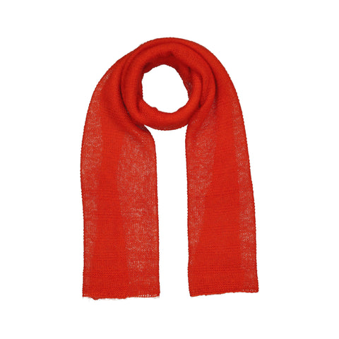 Echarpe tricot BRUME - Vermillon