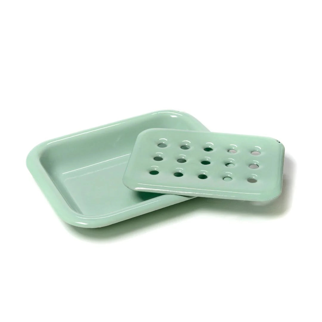 Porte-savon Emaillé Vert
