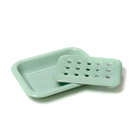 Porte-savon Emaillé Vert