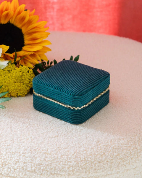 Boîte à Bijoux Corinne - Velours Côtelé