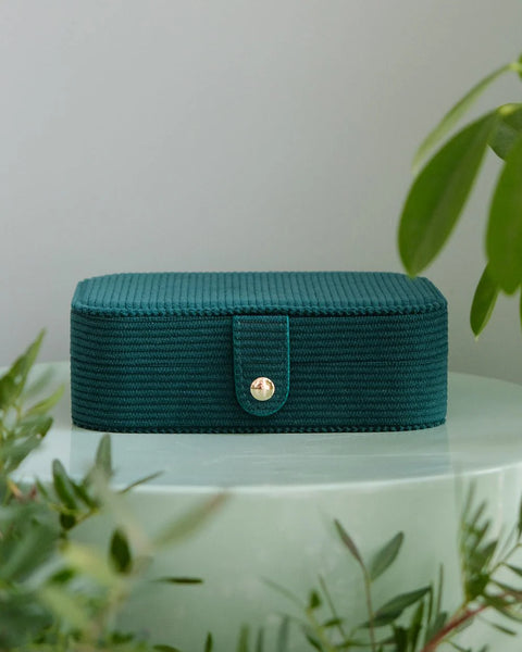 Boîte à Bijoux de Voyage Brigitte - Velours Côtelé