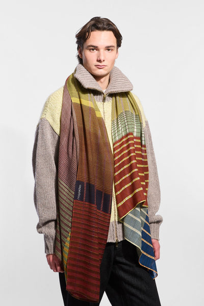 Echarpe de Laine Vibrant Ambre