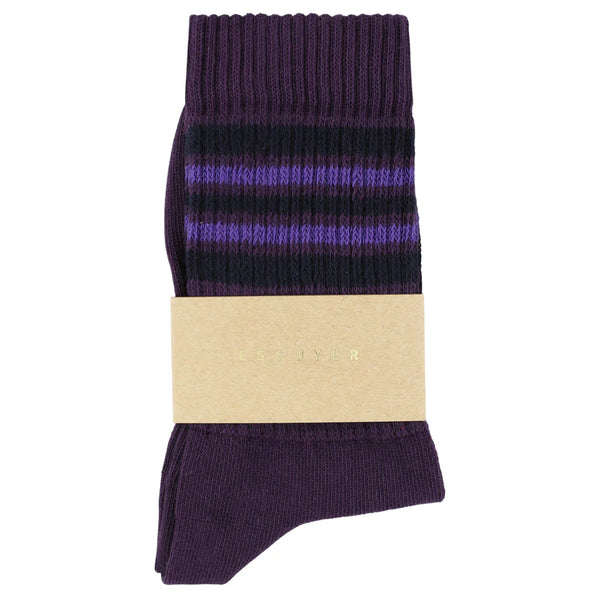 Chaussettes Femme Rayures Epaisses