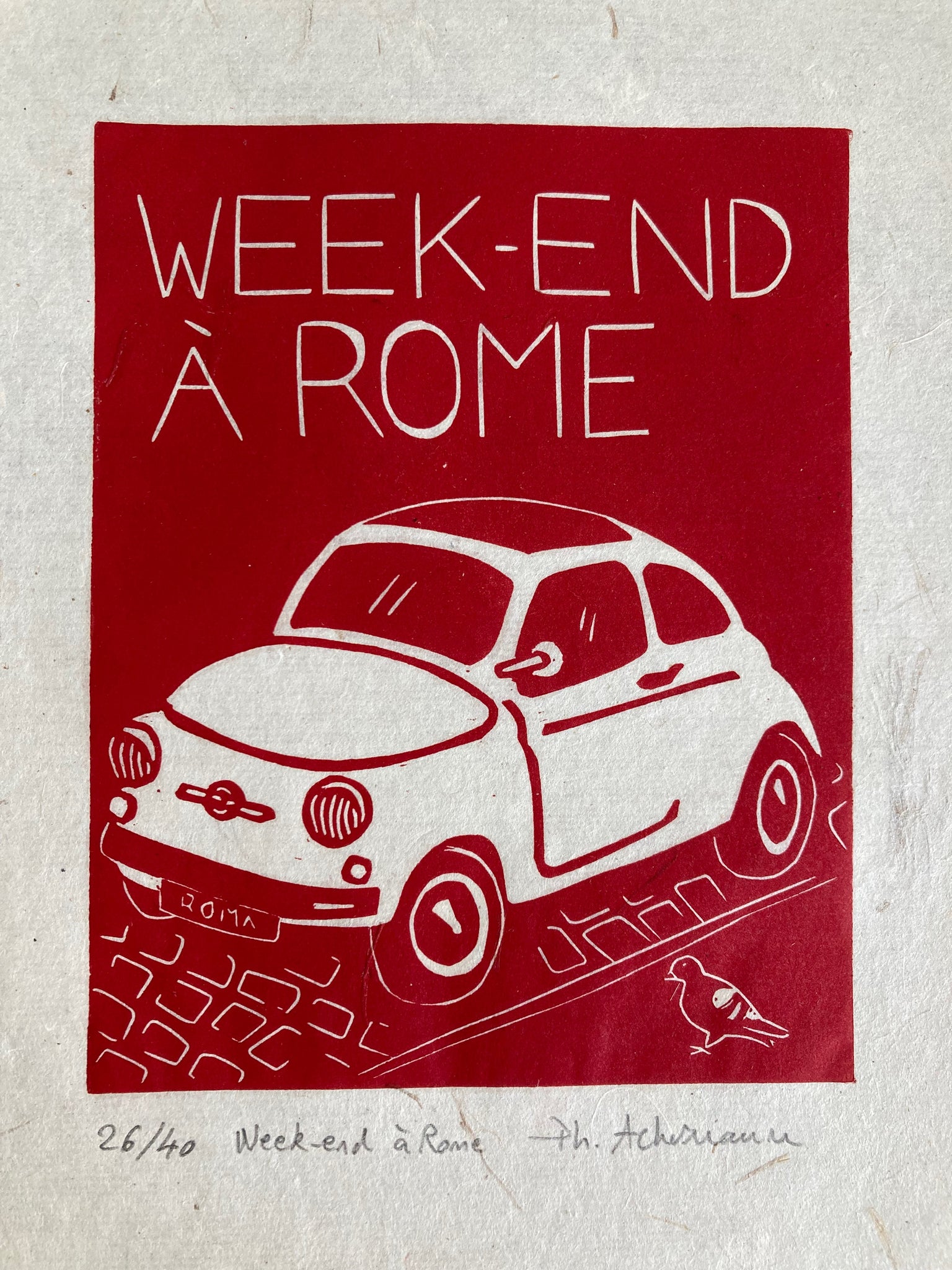 Gravure Week-End à Rome