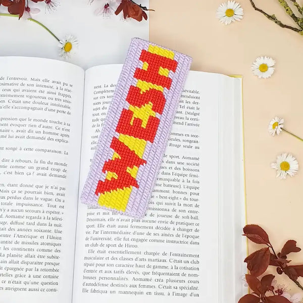 Kit Canevas Marque-Page - Wesh