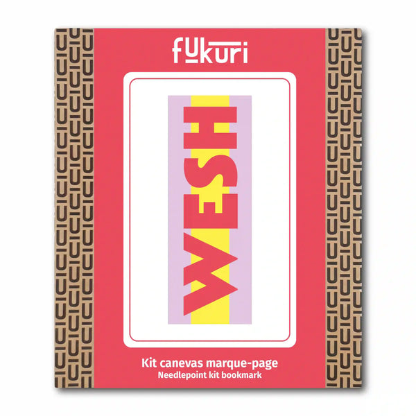 Kit Canevas Marque-Page - Wesh