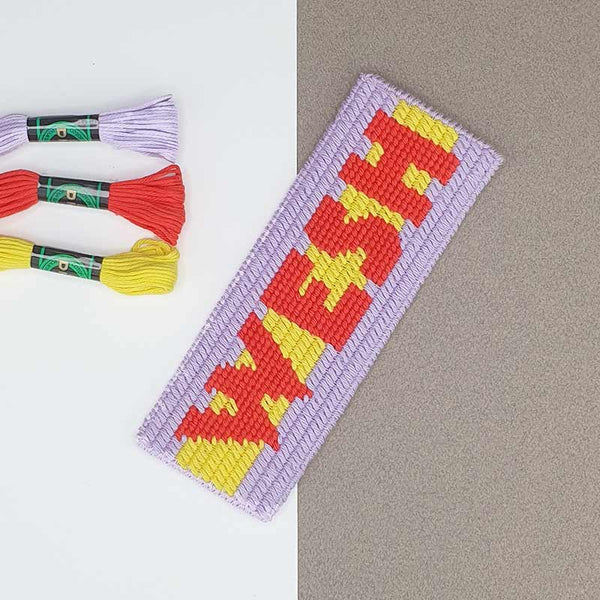 Kit Canevas Marque-Page - Wesh