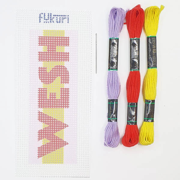 Kit Canevas Marque-Page - Wesh