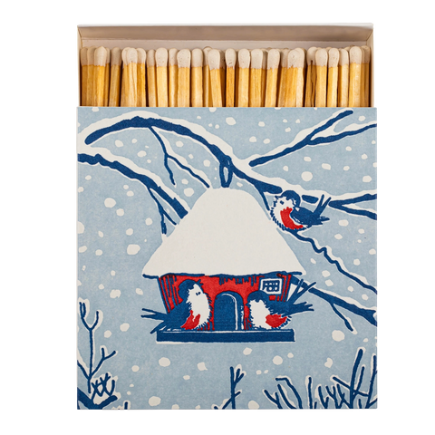Boîte d'Allumettes Winter Birds