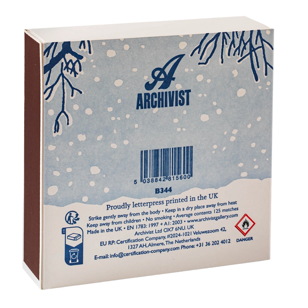 Boîte d'Allumettes Winter Birds