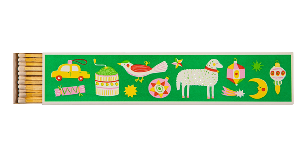 Boîte d'Allumettes Longues Christmas Ornaments