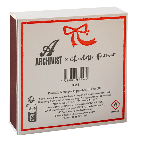 Boîte d'Allumettes Festive Poodle