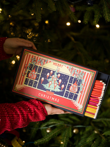 Boîte d'Allumettes Géante Merry Christmas