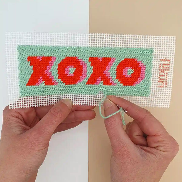 Kit Canevas Marque-Page - XOXO