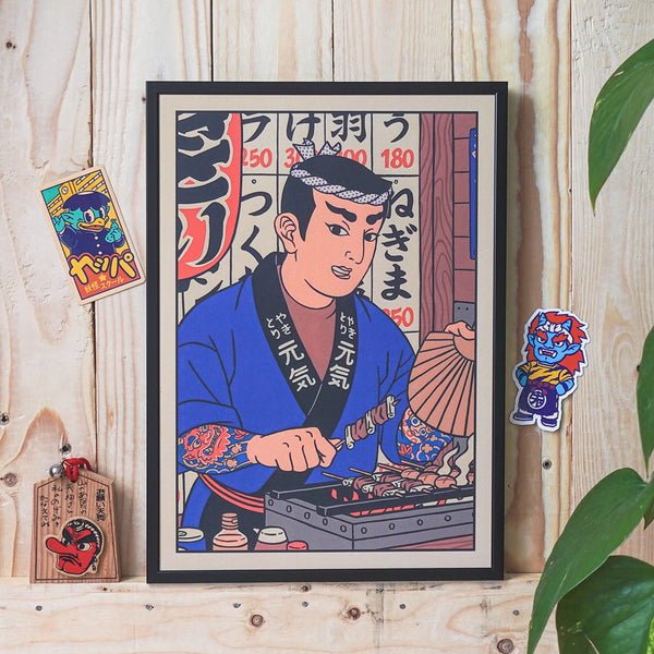 Affiche Yakitori Chef