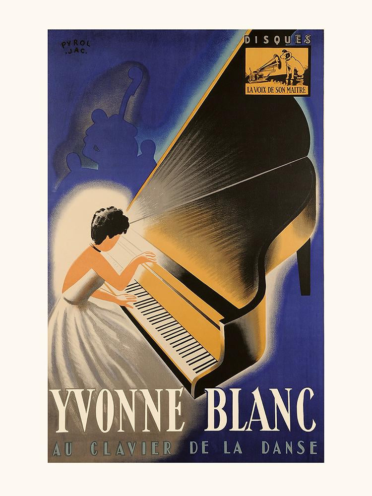Affiche Yvonne Blanc