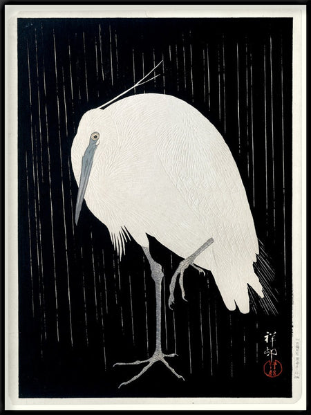 Affiche Crane on Black