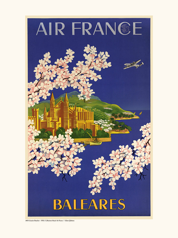 Affiche Baléares - Air France