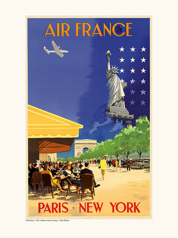 Affiche Paris New-York - Air France
