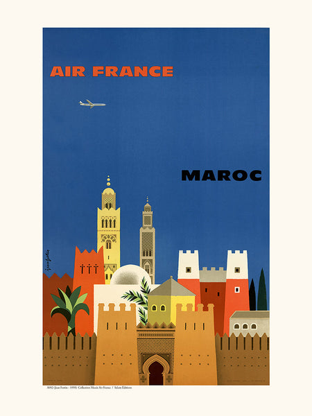 Affiche Maroc - Air France