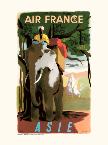 Affiche Asie - Air France