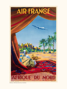 Affiche Afrique du Nord - Air France