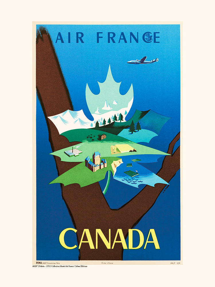 Affiche Canada - Air France