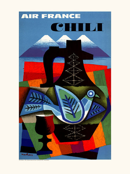 Affiche Chili - Air France