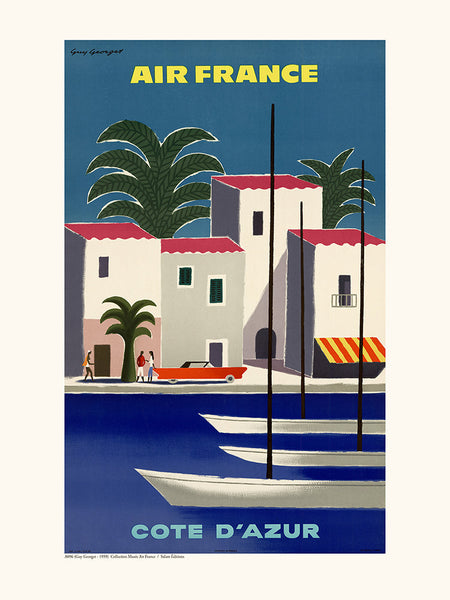 Affiche Côte d'Azur - Air France