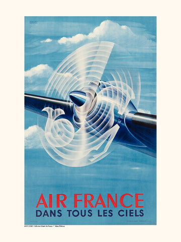 Affiche Dans Tous Les Ciels - Air France