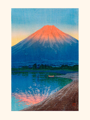 Affiche Lac Yamanaka - Kawase