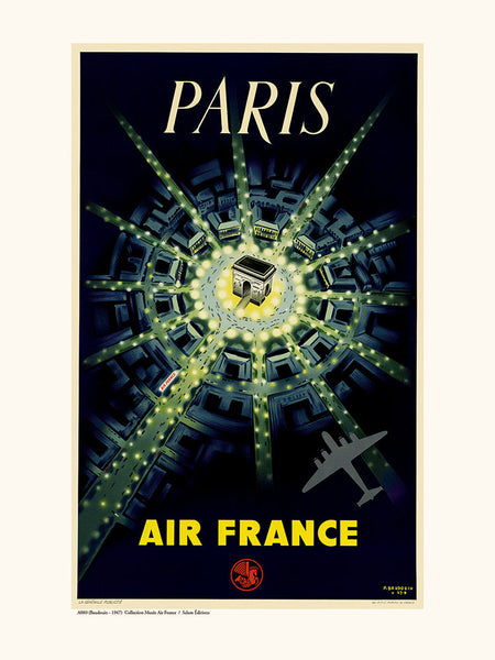 Affiche Paris - Air France