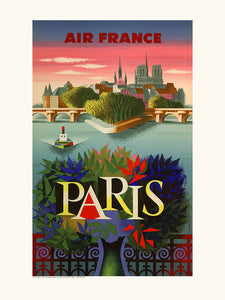 Affiche Paris - Air France
