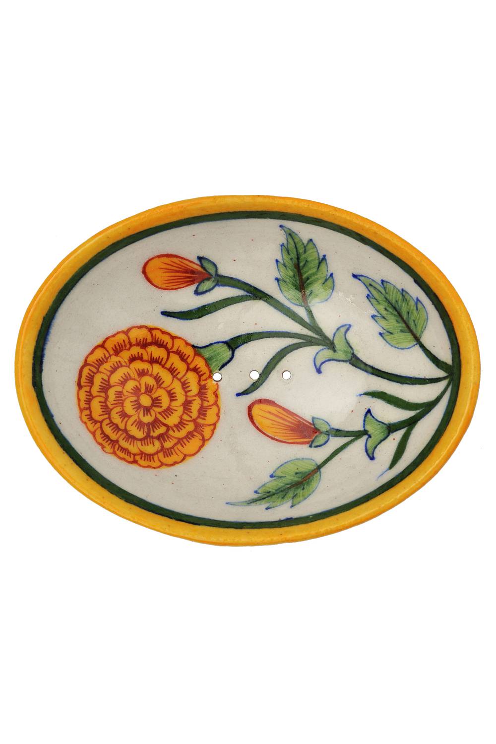 Porte-savon Fleur Jaune